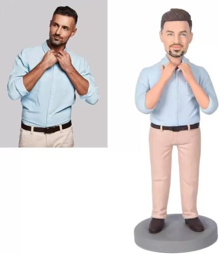 Personalized Custom Bobblehead Handmade to Look Like You | Unique Custom Action Figures & Bobbleheads Customized for Gifts. Weddings. Sports (Bobblehead-1)